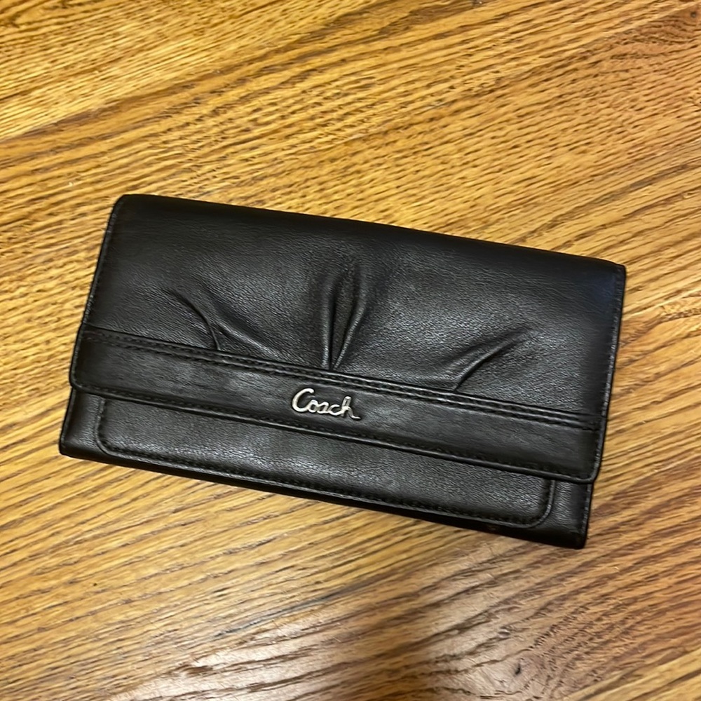 Coach Black Wallet Brand New